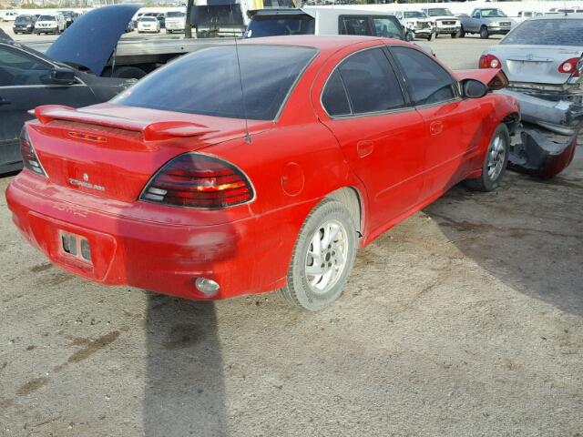 1G2NF52E34M541413 - 2004 PONTIAC GRAND AM S წითელი ფოტო 4