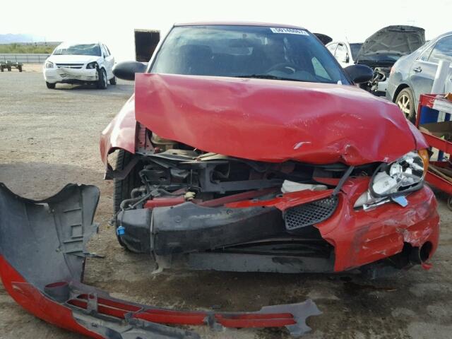 1G2NF52E34M541413 - 2004 PONTIAC GRAND AM S RED photo 9