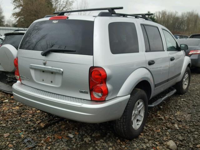 1D4HB48246F103330 - 2006 DODGE DURANGO SL SILVER photo 4