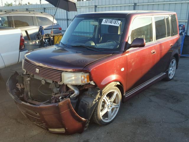 JTLKT324640154496 - 2004 TOYOTA SCION XB PURPLE photo 2