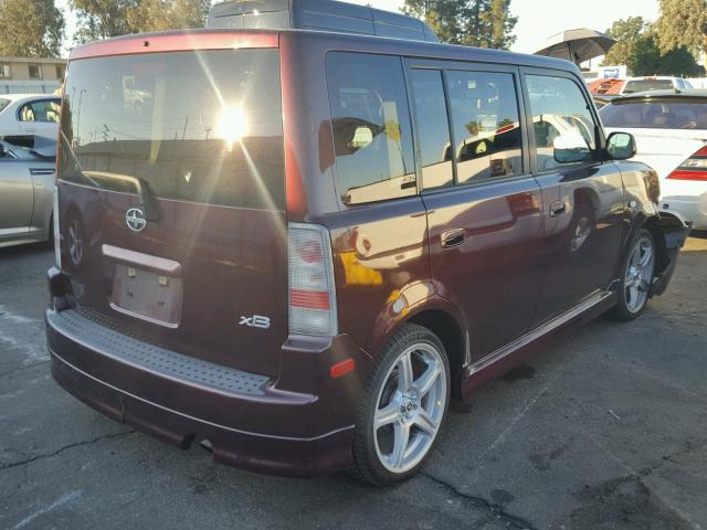 JTLKT324640154496 - 2004 TOYOTA SCION XB 紫色 照片 4