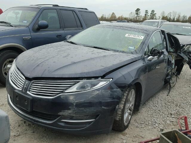 3LN6L2G90ER833124 - 2014 LINCOLN MKZ CHARCOAL photo 2