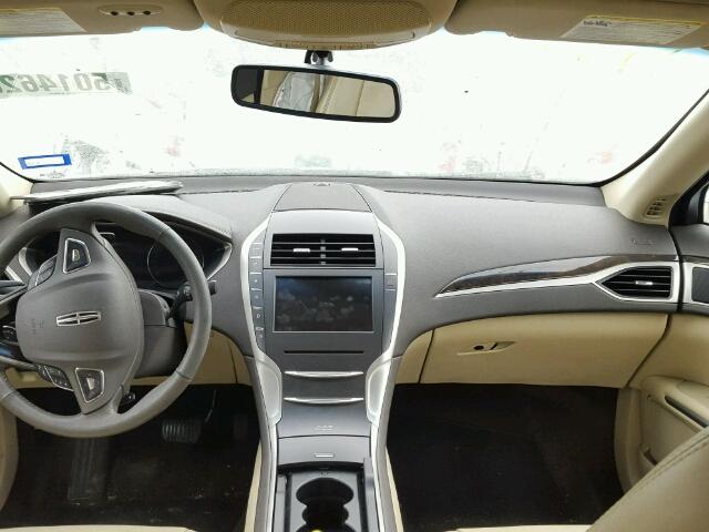 3LN6L2G90ER833124 - 2014 LINCOLN MKZ Grafito foto 9