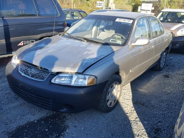 3N1CB51D3YL321392 - 2000 NISSAN SENTRA BAS GRAY photo 2