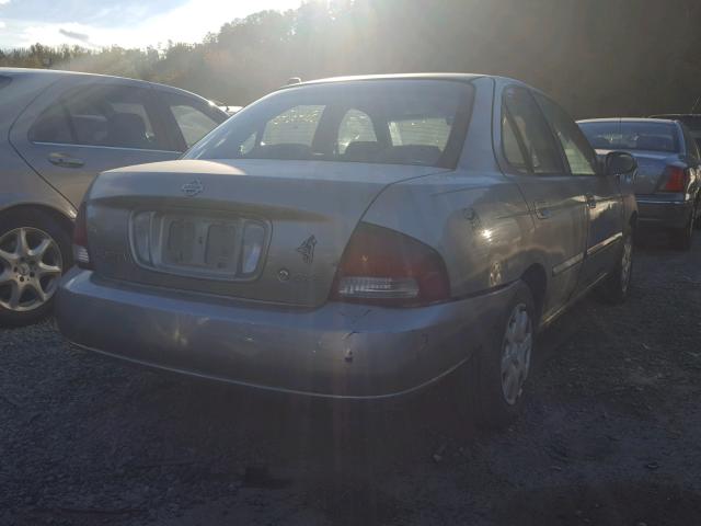 3N1CB51D3YL321392 - 2000 NISSAN SENTRA BAS GRAY photo 4