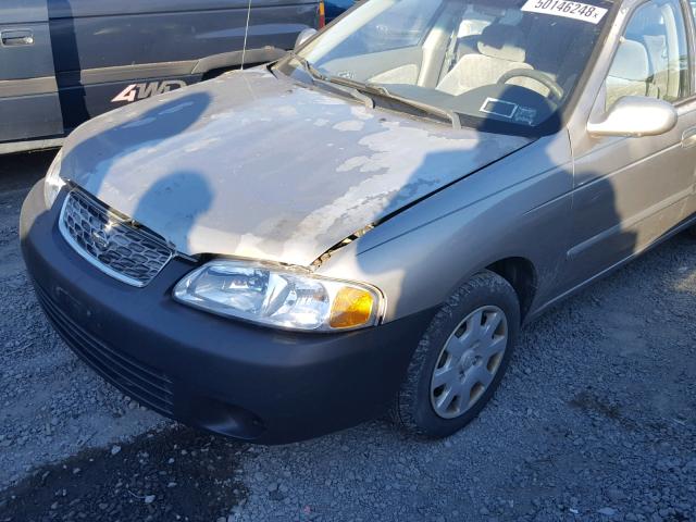 3N1CB51D3YL321392 - 2000 NISSAN SENTRA BAS GRAY photo 9