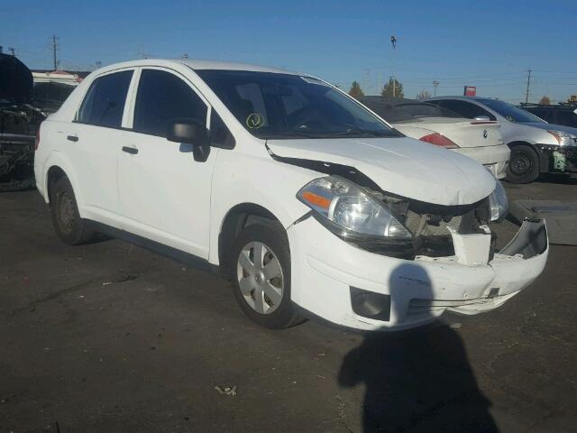 3N1CC1AP0BL393285 - 2011 NISSAN VERSA S WHITE photo 1