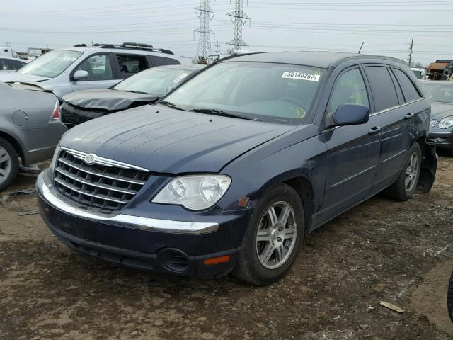 2A8GM68X27R326334 - 2007 CHRYSLER PACIFICA T BLUE photo 2