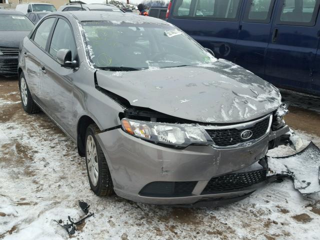 KNAFU4A27C5577635 - 2012 KIA FORTE EX GRAY photo 1