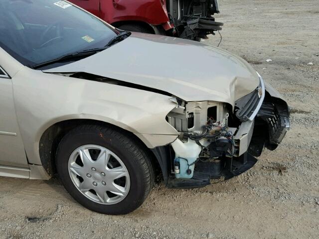 2G1WF5EK2B1252168 - 2011 CHEVROLET IMPALA LS TAN photo 9