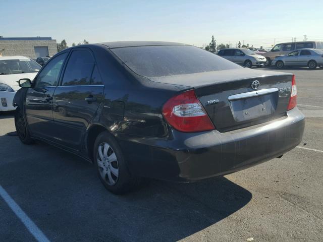 4T1BE32K03U199960 - 2003 TOYOTA CAMRY LE BLACK photo 3