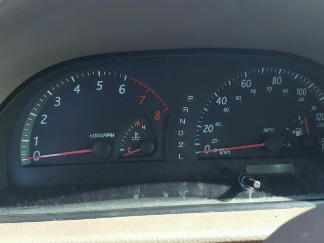 4T1BE32K03U199960 - 2003 TOYOTA CAMRY LE BLACK photo 8