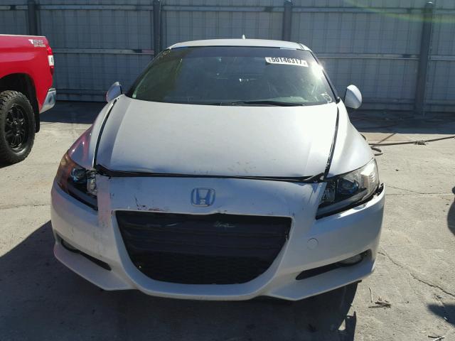 JHMZF1D63BS014653 - 2011 HONDA CR-Z EX WHITE photo 9