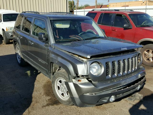 1C4NJRBB8CD654702 - 2012 JEEP PATRIOT SP GRAY photo 1