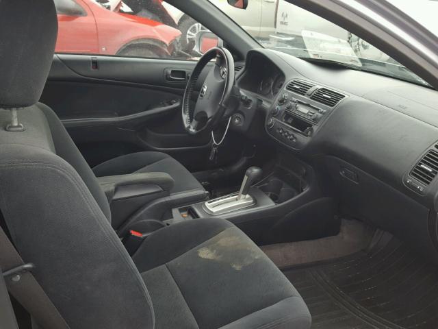 1HGEM22933L072669 - 2003 HONDA CIVIC EX ვერცხლისფერი ფოტო 5