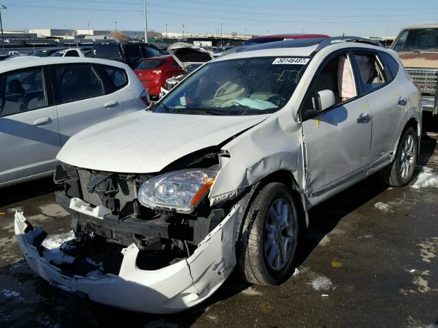 JN8AS5MV2BW280025 - 2011 NISSAN ROGUE S WHITE photo 2