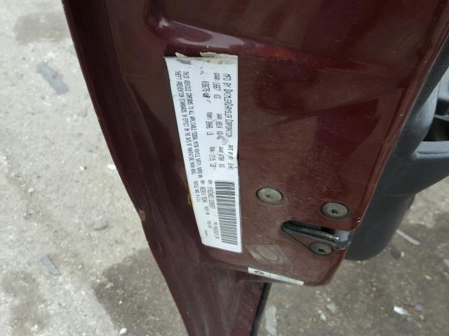 1P3ES46C11D299257 - 2001 PLYMOUTH NEON BASE 栗色 照片 10