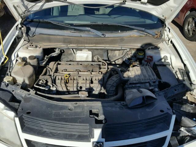 1B3LC46K58N149556 - 2008 DODGE AVENGER SE WHITE photo 7