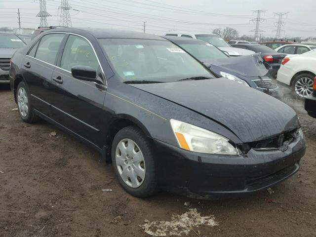 1HGCM663X3A037353 - 2003 HONDA ACCORD LX BLACK photo 1