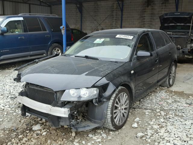 WAUNF78P48A136326 - 2008 AUDI A3 2.0 PRE BLACK photo 2