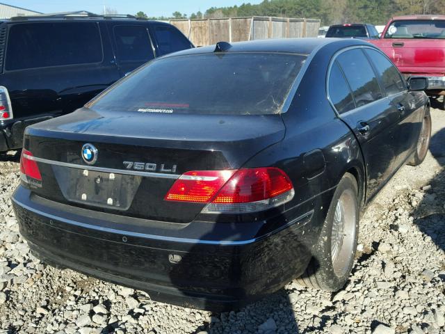 WBAHN83566DT35062 - 2006 BMW 750 LI BLACK photo 4