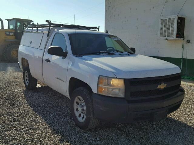 1GCEC14X58Z182151 - 2008 CHEVROLET SILVERADO WHITE photo 1