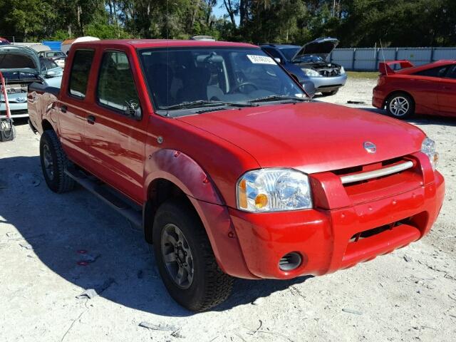 1N6ED27T63C439435 - 2003 NISSAN FRONTIER C RED photo 1