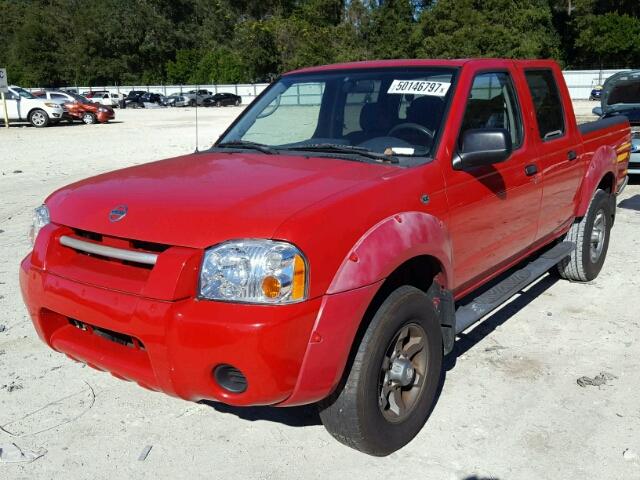 1N6ED27T63C439435 - 2003 NISSAN FRONTIER C RED photo 2