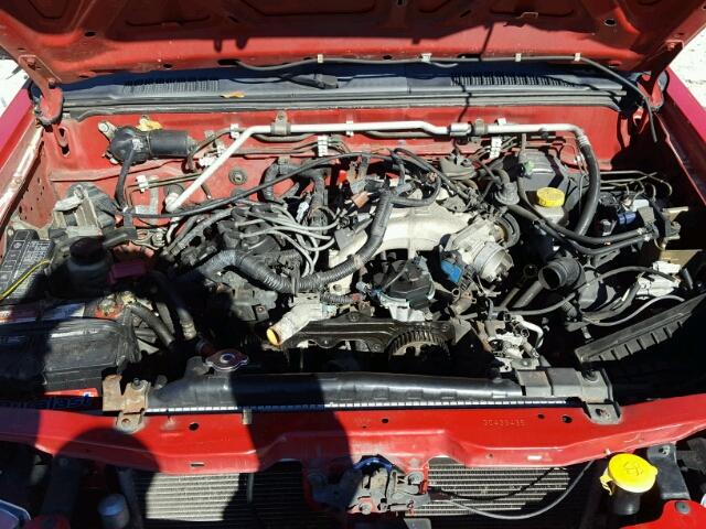 1N6ED27T63C439435 - 2003 NISSAN FRONTIER C RED photo 7