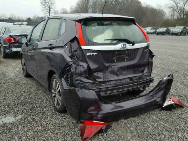 JHMGK5H75GS014576 - 2016 HONDA FIT EX PURPLE photo 3