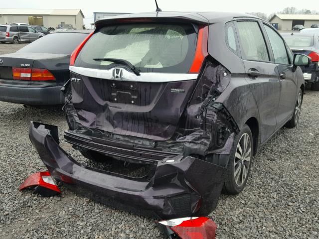 JHMGK5H75GS014576 - 2016 HONDA FIT EX PURPLE photo 4