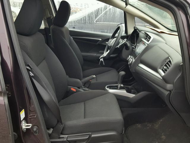 JHMGK5H75GS014576 - 2016 HONDA FIT EX PURPLE photo 5