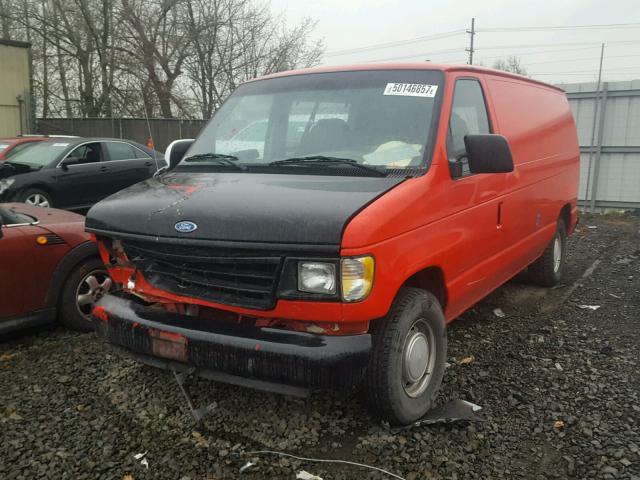 1FTEE14Y9RHA16239 - 1994 FORD ECONOLINE RED photo 2