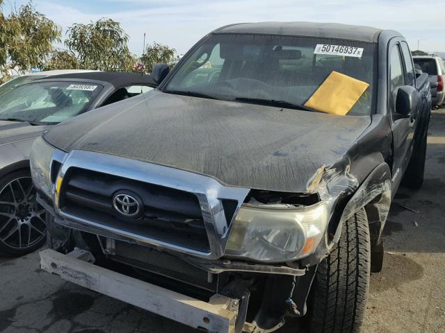 5TETU62N76Z284409 - 2006 TOYOTA TACOMA PRE BLACK photo 2