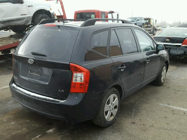 KNAFG528597222184 - 2009 KIA RONDO BASE BLACK photo 4