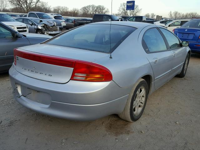 2B3HD56J9YH310516 - 2000 DODGE INTREPID E SILVER photo 4