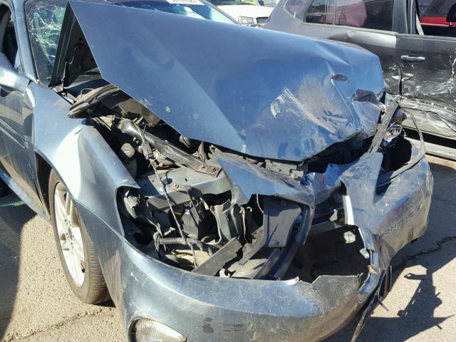 2G2WR554661240289 - 2006 PONTIAC GRAND PRIX BLUE photo 9