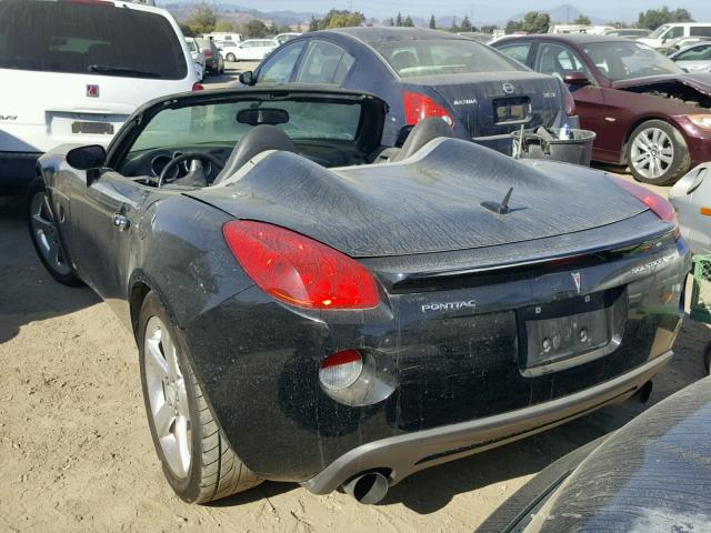 1G2MG35X87Y123114 - 2007 PONTIAC SOLSTICE G BLACK photo 3