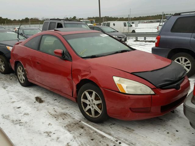 1HGCM82623A005573 - 2003 HONDA ACCORD EX RED photo 1