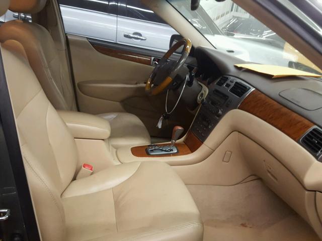 JTHBA30G865161985 - 2006 LEXUS ES 330 GREEN photo 5