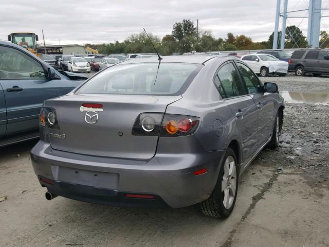 JM1BK323141216855 - 2004 MAZDA 3 S GRAY photo 4