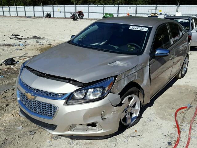 1G11B5SL2FF287813 - 2015 CHEVROLET MALIBU LS GOLD photo 2