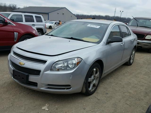 1G1ZG57B694234570 - 2009 CHEVROLET MALIBU LS SILVER photo 2