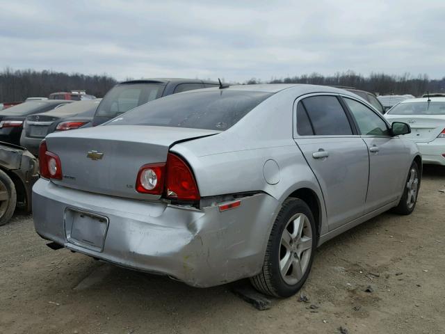 1G1ZG57B694234570 - 2009 CHEVROLET MALIBU LS SILVER photo 4