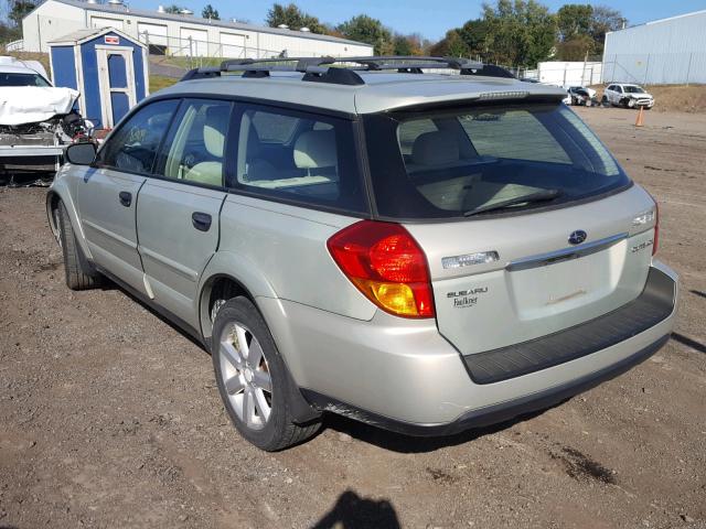 4S4BP61C877334290 - 2007 SUBARU LEGACY OUT TAN photo 3