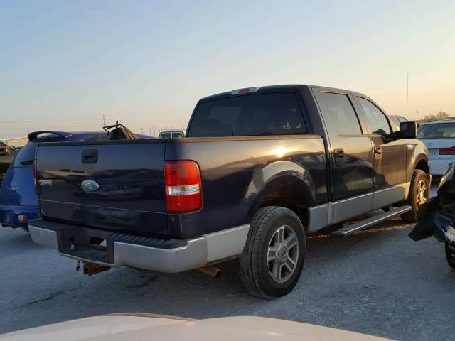 1FTRW12W86KD52009 - 2006 FORD F150 SUPER BLUE photo 4