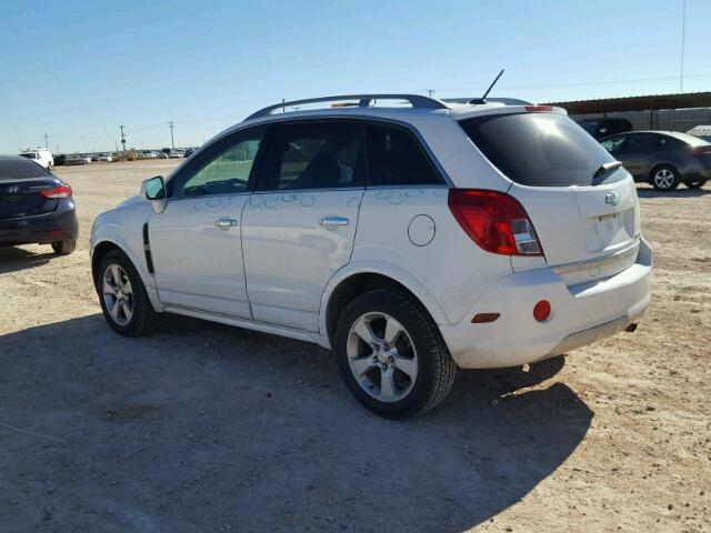 3GNAL3EK8ES572285 - 2014 CHEVROLET CAPTIVA LT WHITE photo 3