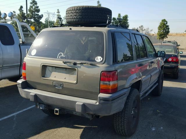 1J4GZ58S2SC727532 - 1995 JEEP GRAND CHER GRAY photo 4