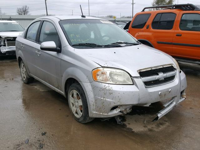 KL1TD56EX9B635365 - 2009 CHEVROLET AVEO LS SILVER photo 1