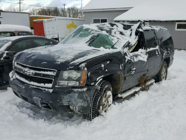 1GNFK16398J104592 - 2008 CHEVROLET SUBURBAN K BLACK photo 2